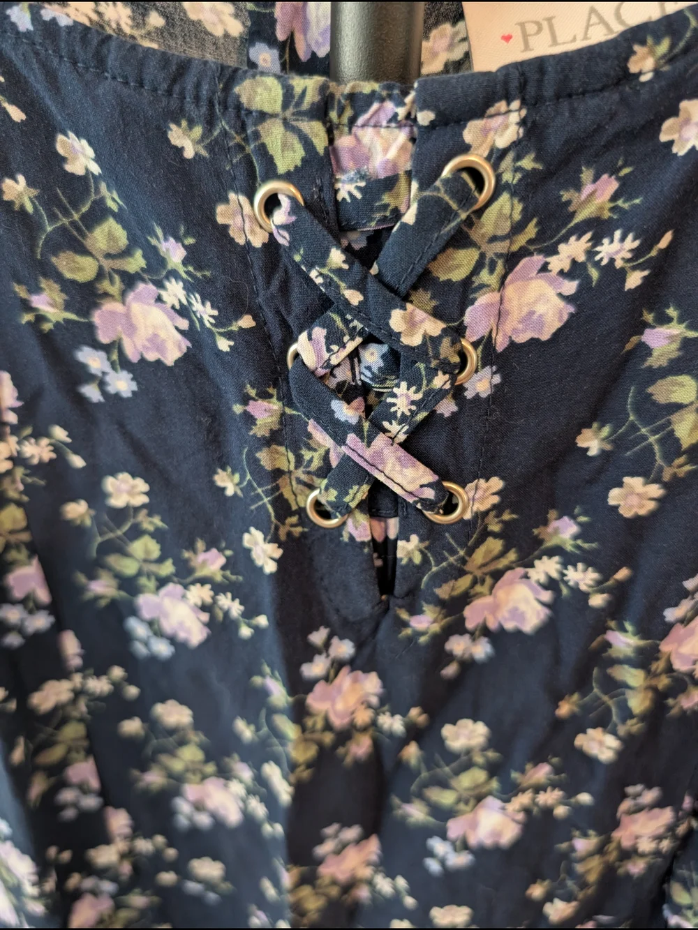 Children's Place Navy Floral Sundress Girls 16